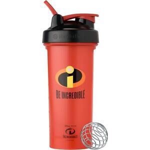 Blender Bottle Classic 28 oz. Disney Pixar Shaker Mixer Cup Incredibles